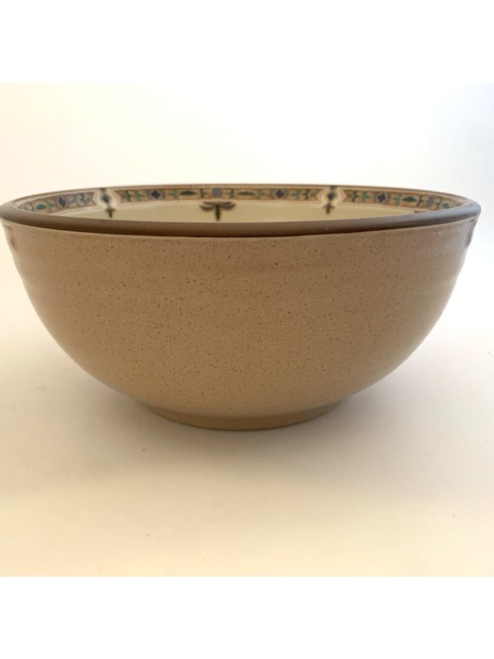 Noritake Chaparral 8482 Round Vegetable Serving Bowl Stoneware 7.75" Mosaic - Picture 6 of 8
